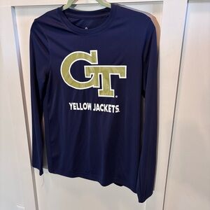 Georgia Tech Yellow Jackets Navy Long Sleeve Tee‎
